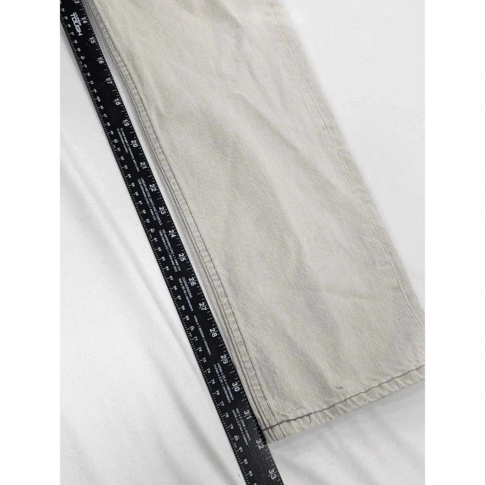 Vintage Levis 501 Jeans Mid 80s Light Wash‎ Silver Denim Workwear 30x32